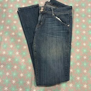 HUDSON Woman's Collin Flap Skinny Jean Signature Triangle Pocket waist 26